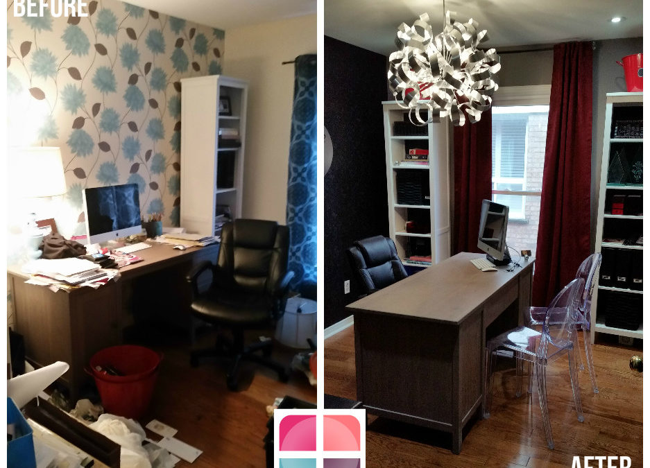 Office space designed + professionally organized, congruent with the business brand!